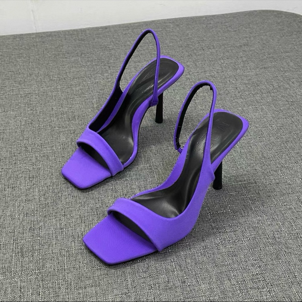 MOTF Vibrant Purple Slingback Heels